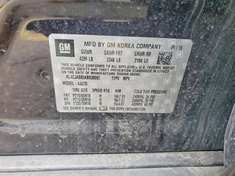 2019 BUICK ENCORE PREFERRED 13