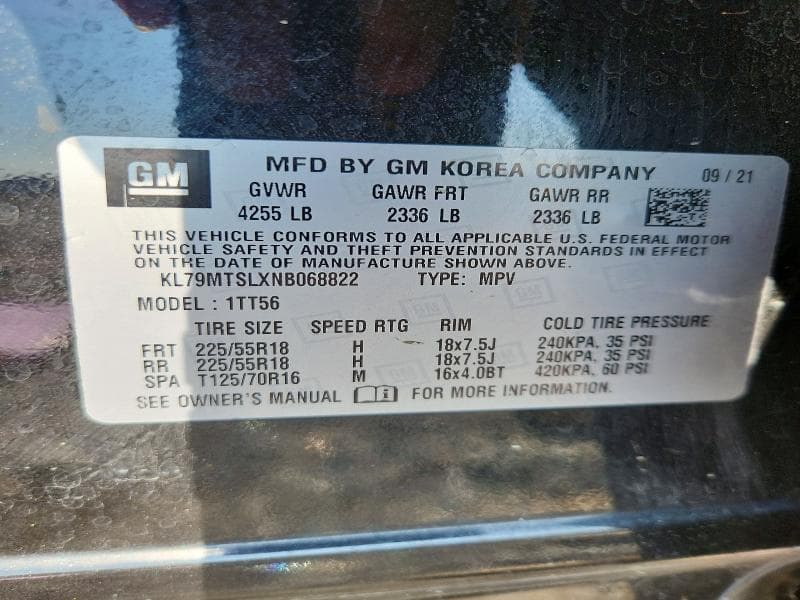 2022 CHEVROLET TRAILBLAZER RS 14