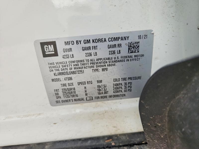 2022 BUICK ENCORE GX SELECT 12