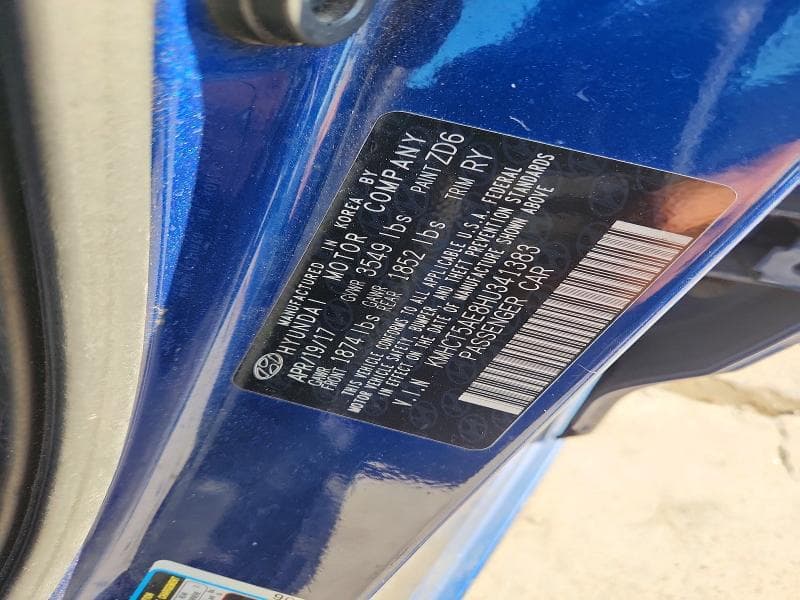 2017 HYUNDAI ACCENT SE 12