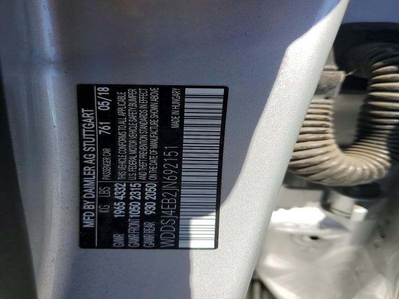 2018 MERCEDES-BENZ CLA 250 12