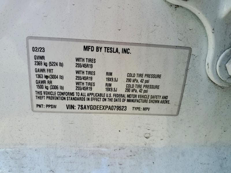 2023 TESLA MODEL Y 13