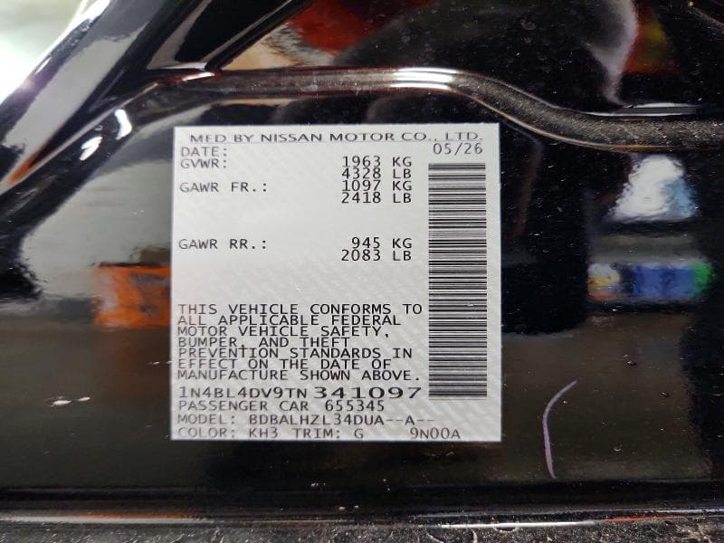 2026 NISSAN ALTIMA SV 13