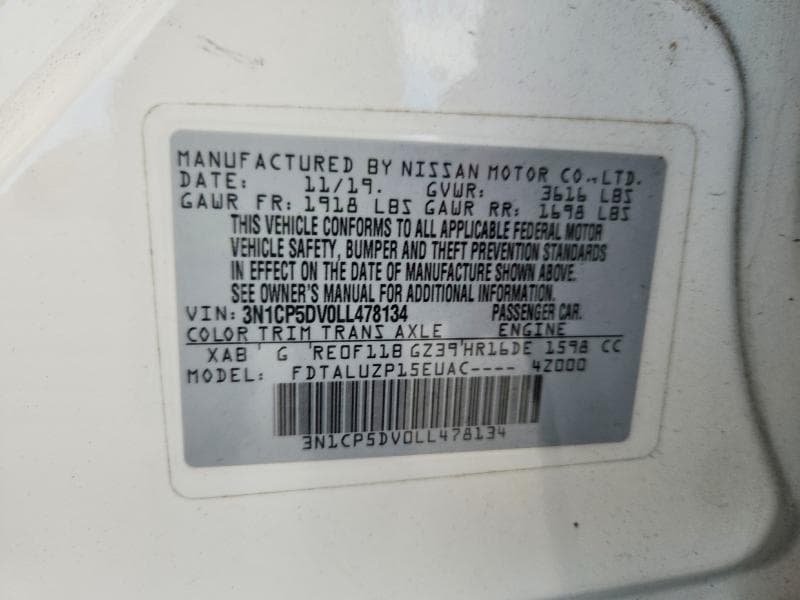 2020 NISSAN KICKS SR 13