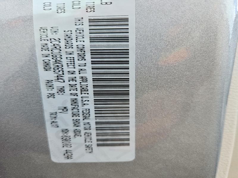 2019 CHRYSLER PACIFICA LIMITED 14