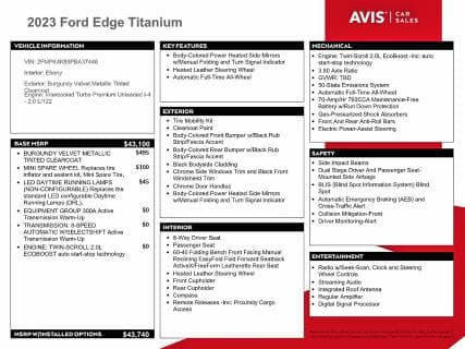 2023 FORD EDGE TITANIUM 13