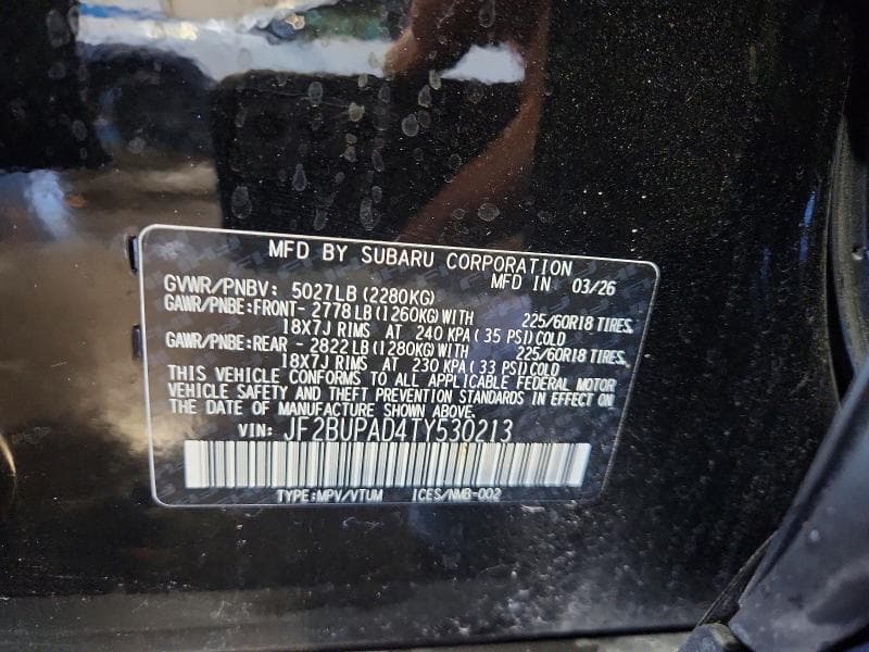 2026 SUBARU OUTBACK PREMIUM 13