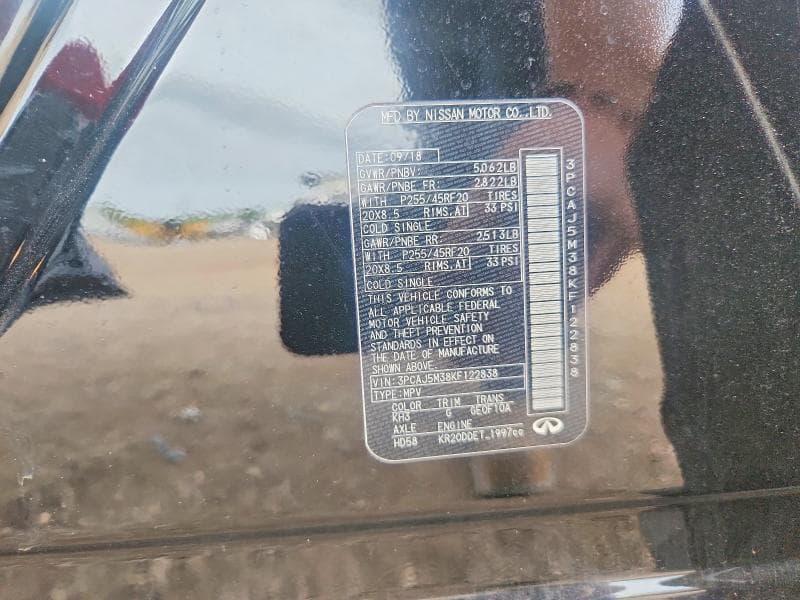 2019 INFINITI QX50 ESSENTIAL 12