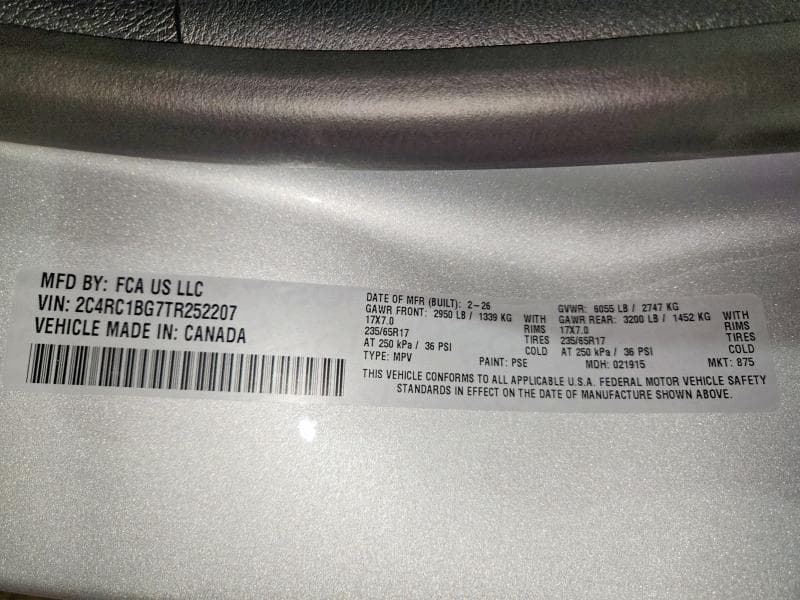 2026 CHRYSLER PACIFICA SELECT 13