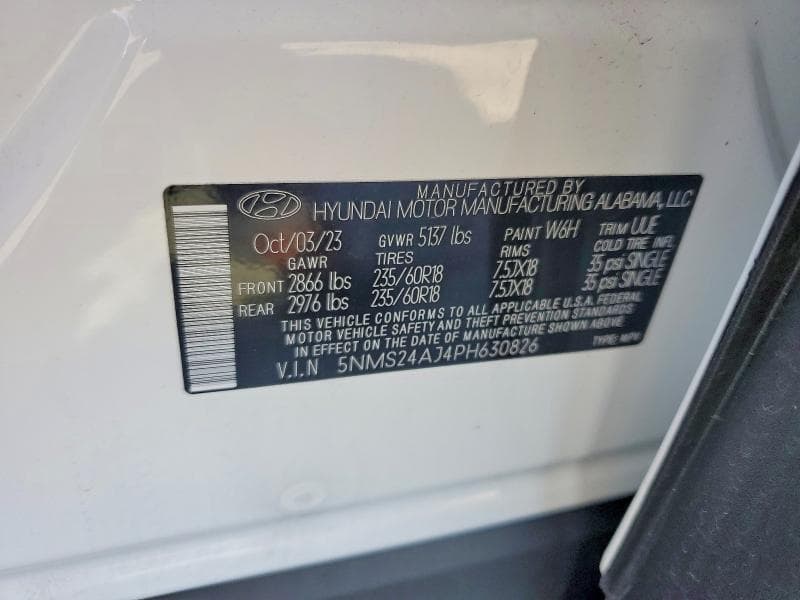 2023 HYUNDAI SANTA FE SEL 12