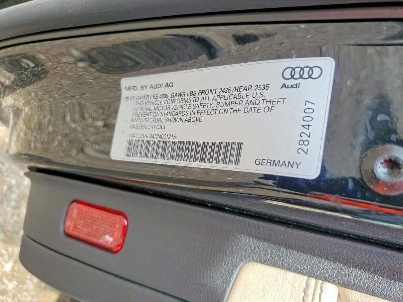 2022 AUDI A4 PRESTIGE 40 12