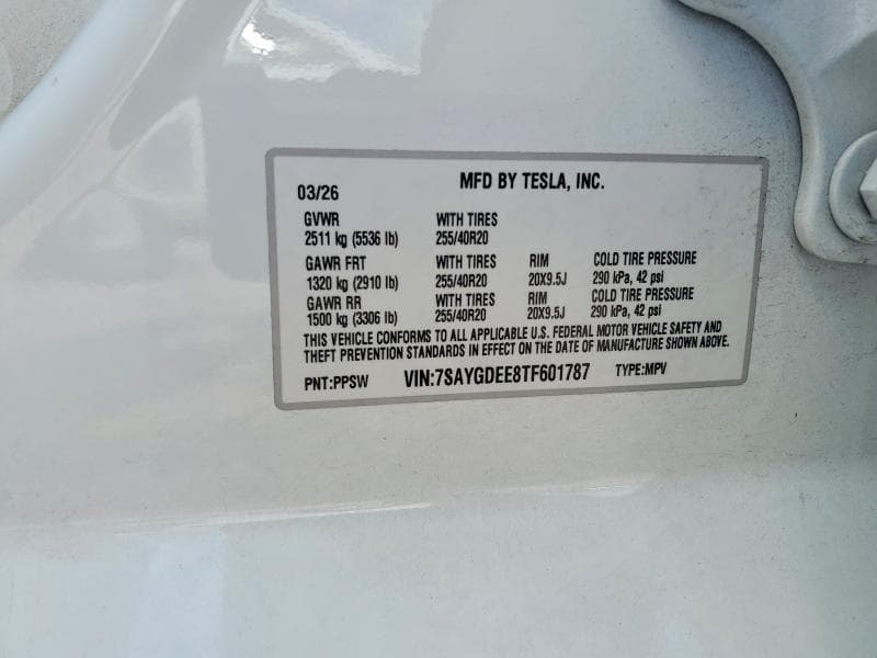 2026 TESLA MODEL Y 13