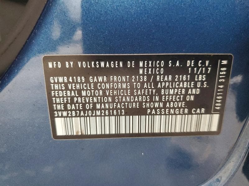2018 VOLKSWAGEN JETTA S 12