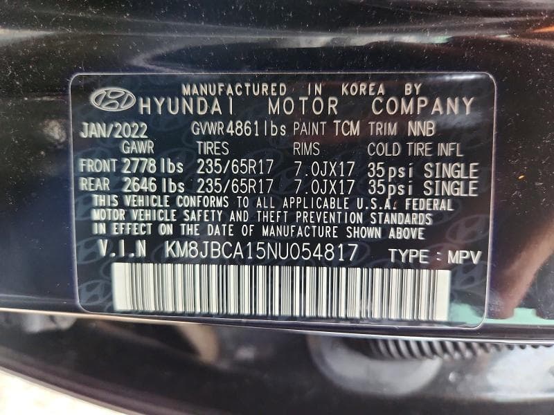 2022 HYUNDAI TUCSON BLUE 13