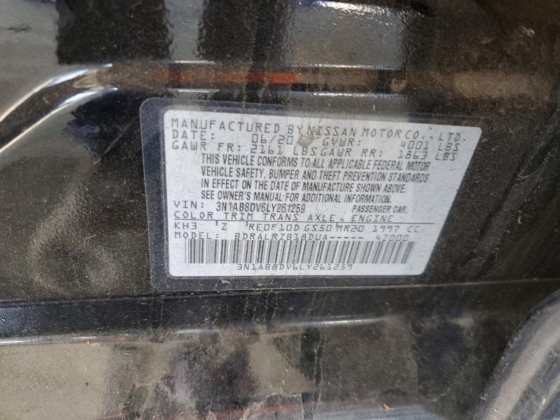 2020 NISSAN SENTRA SR 12