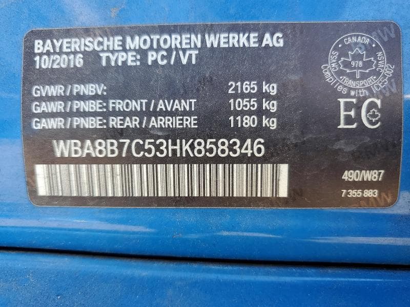 2017 BMW 340 XI 12