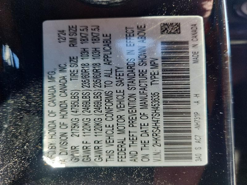 2025 HONDA CR-V EX 14