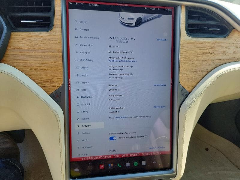 2019 TESLA MODEL S 9