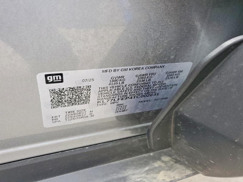 2026 CHEVROLET TRAX LS 13