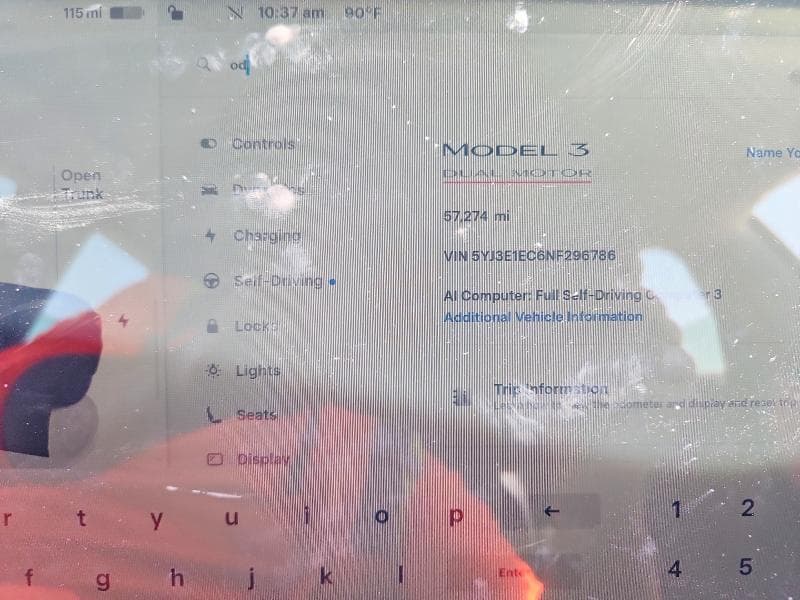 2022 TESLA MODEL 3 9