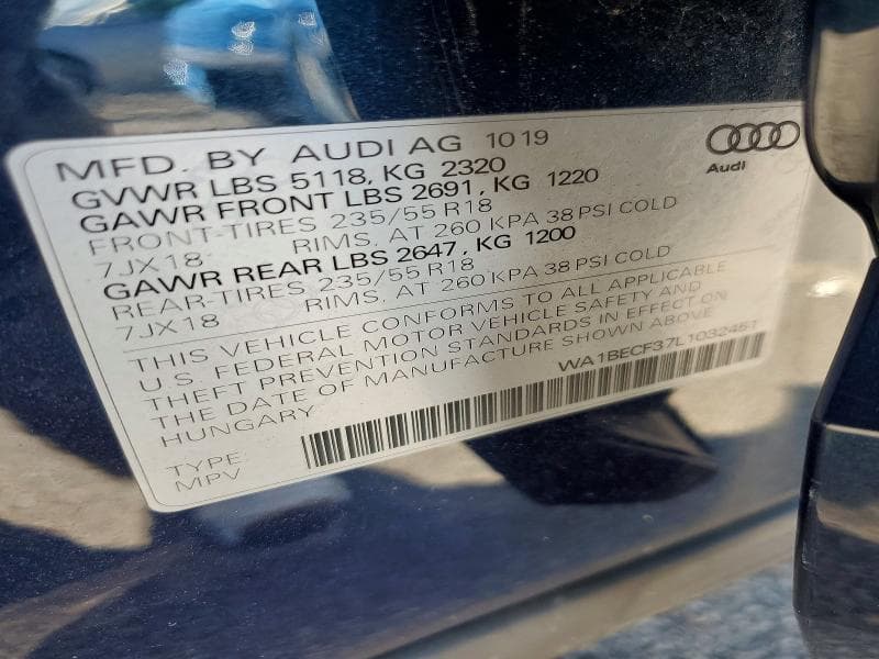 2020 AUDI Q3 PREMIUM PLUS 14