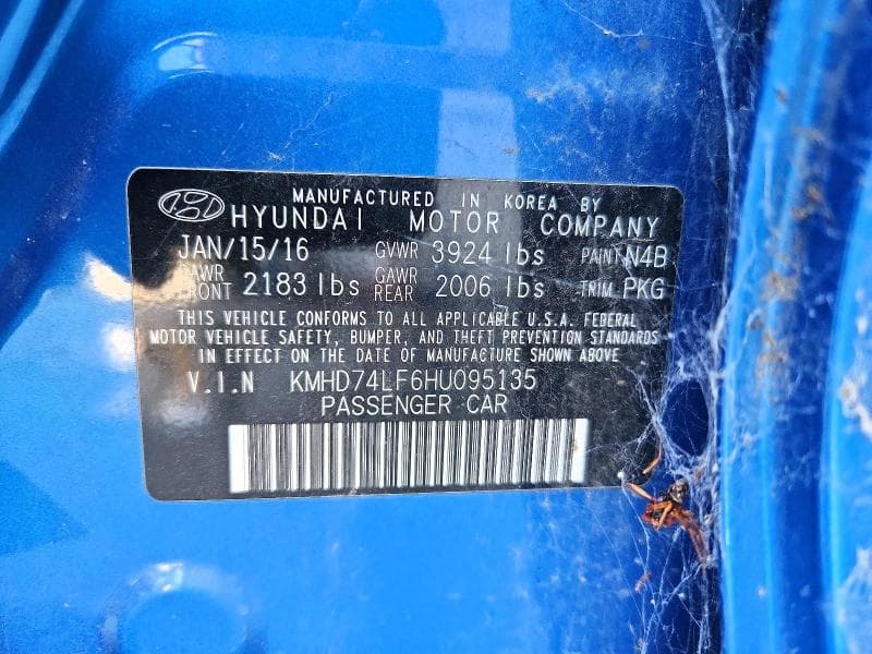 2017 HYUNDAI ELANTRA SE 13