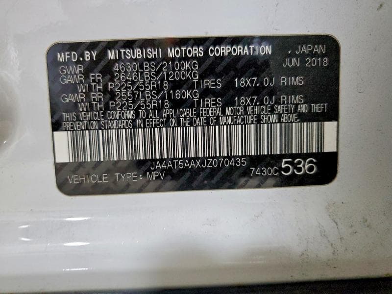 2018 MITSUBISHI ECLIPSE CROSS SE 14
