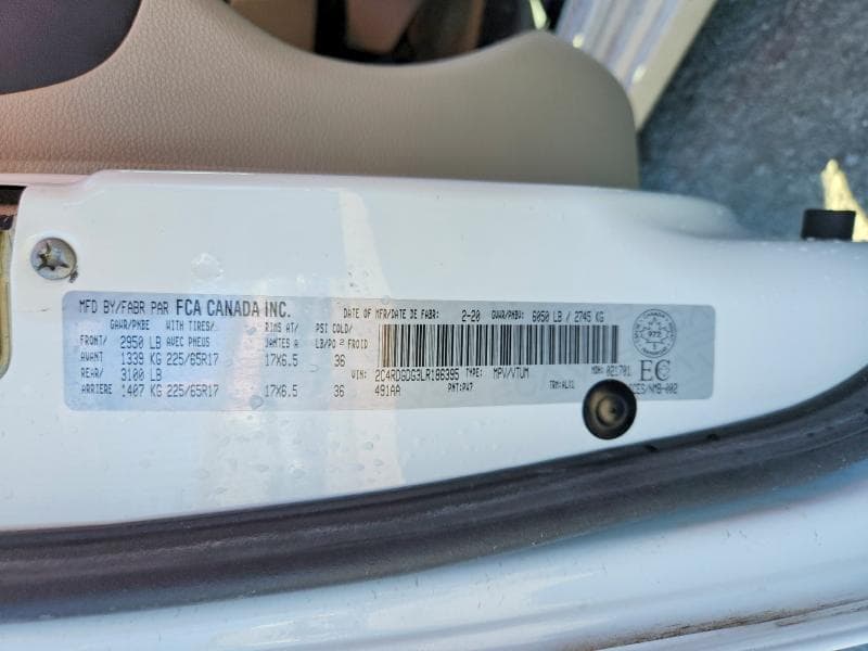 2020 DODGE GRAND CARAVAN CREW 14