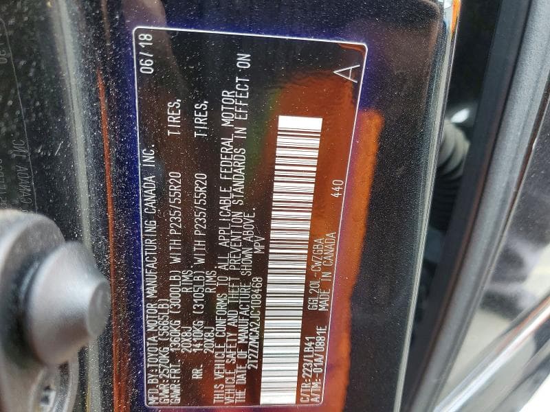 2018 LEXUS RX 350 BASE 13