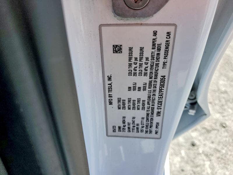 2023 TESLA MODEL 3 13