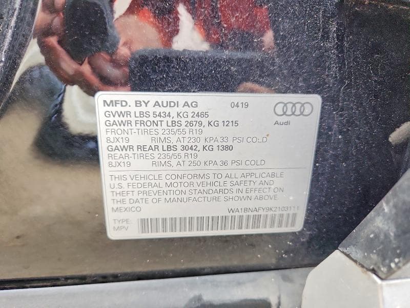 2019 AUDI Q5 PREMIUM PLUS 13
