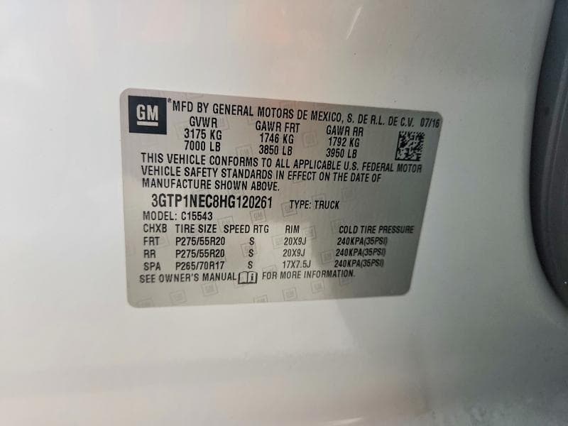 2017 GMC SIERRA C1500 SLT 12