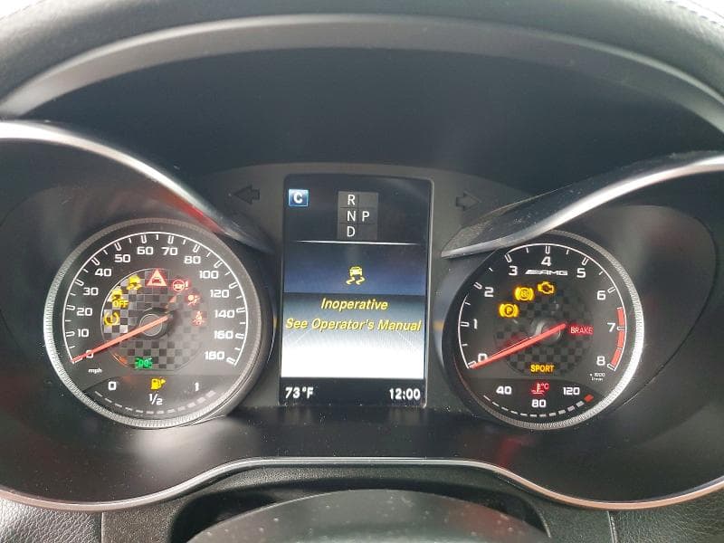 2017 MERCEDES-BENZ GLC 43 4MATIC AMG 9
