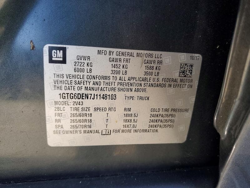 2018 GMC CANYON SLT 12