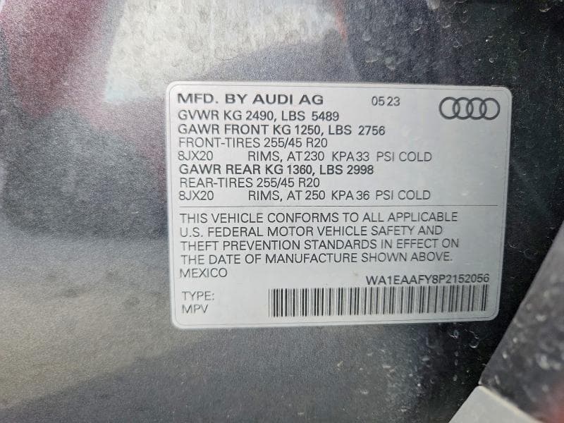 2023 AUDI Q5 PREMIUM PLUS 45 14