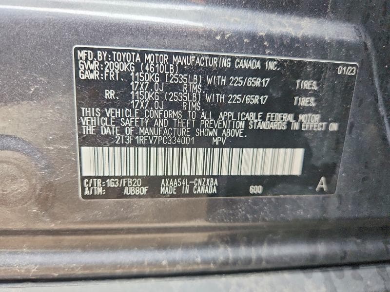 2023 TOYOTA RAV4 LE 12