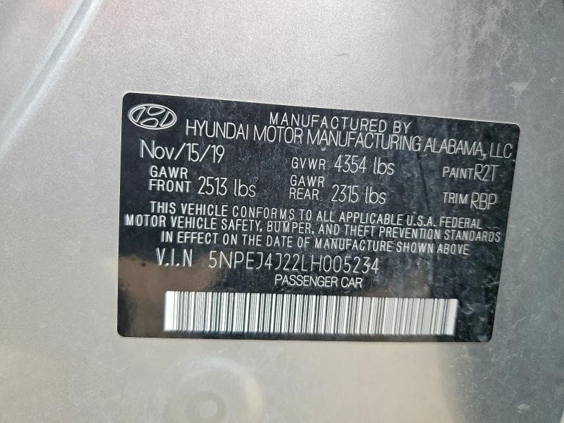 2020 HYUNDAI SONATA SEL PLUS 12