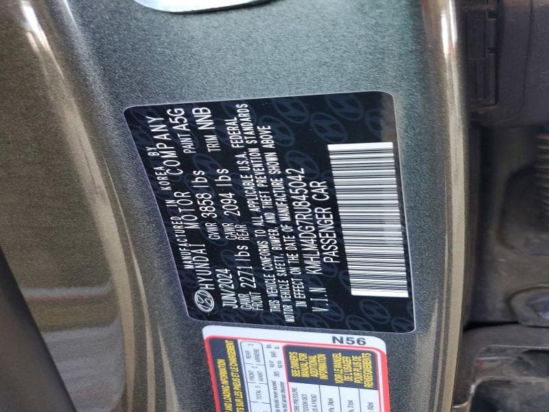 2024 HYUNDAI ELANTRA SEL 12