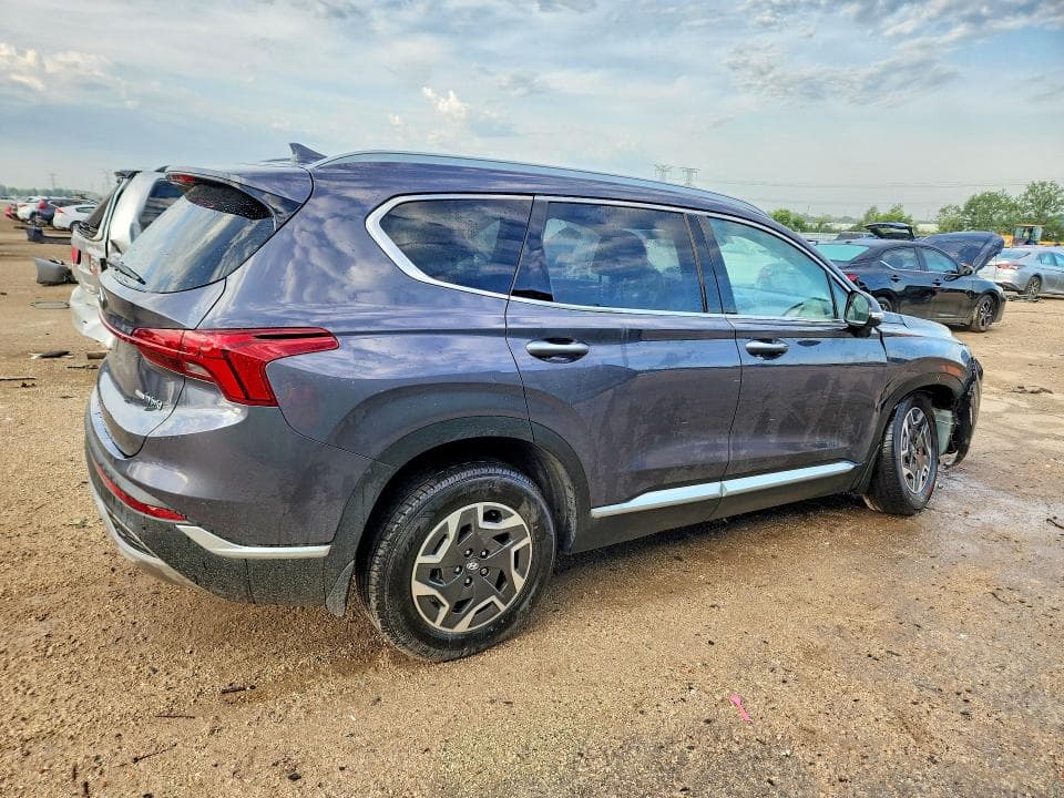 2022 HYUNDAI SANTA FE BLUE 3