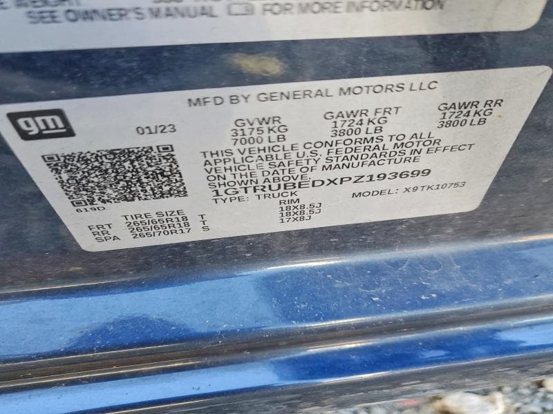 2023 GMC SIERRA K1500 SLE 12