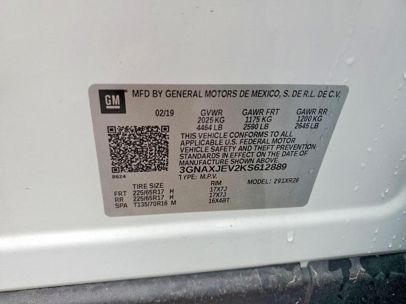 2019 CHEVROLET EQUINOX LT 13