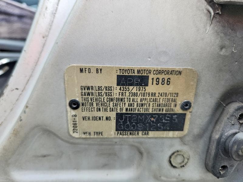 1986 TOYOTA CRESSIDA LUXURY 12