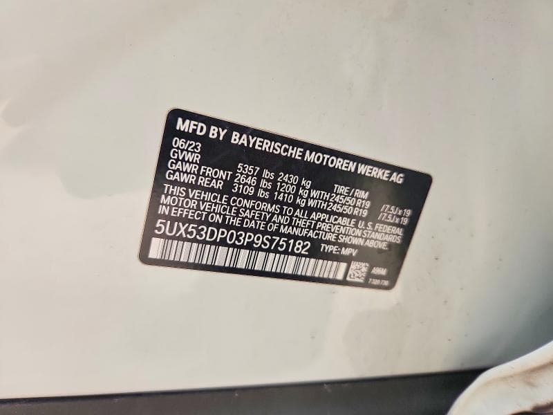 2023 BMW X3 XDRIVE30I 14