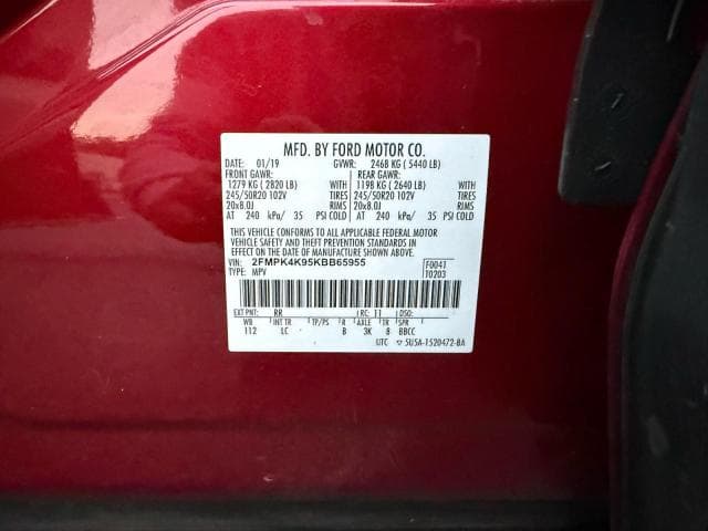 2019 FORD EDGE TITANIUM 10