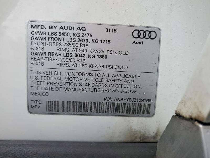 2018 AUDI Q5 PREMIUM 14