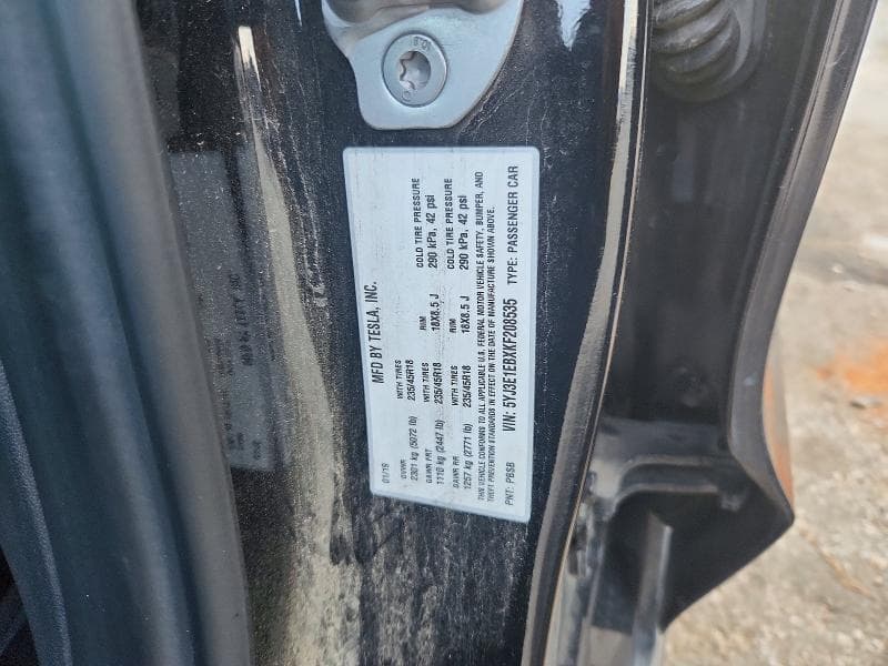 2019 TESLA MODEL 3 12