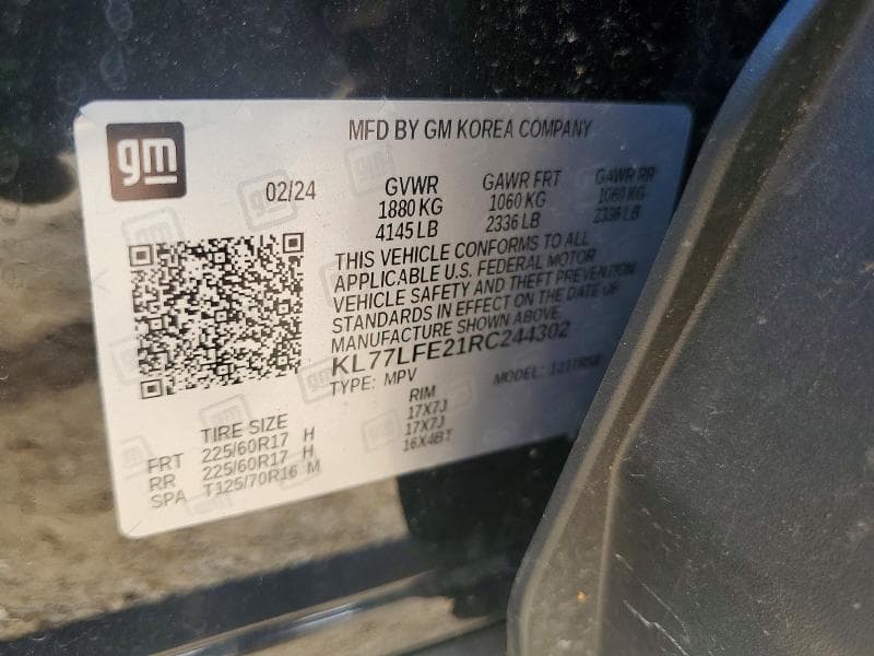 2024 CHEVROLET TRAX LS 12