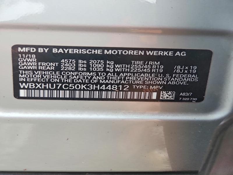 2019 BMW X1 SDRIVE28I 13