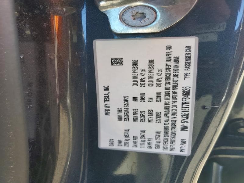 2024 TESLA MODEL 3 12