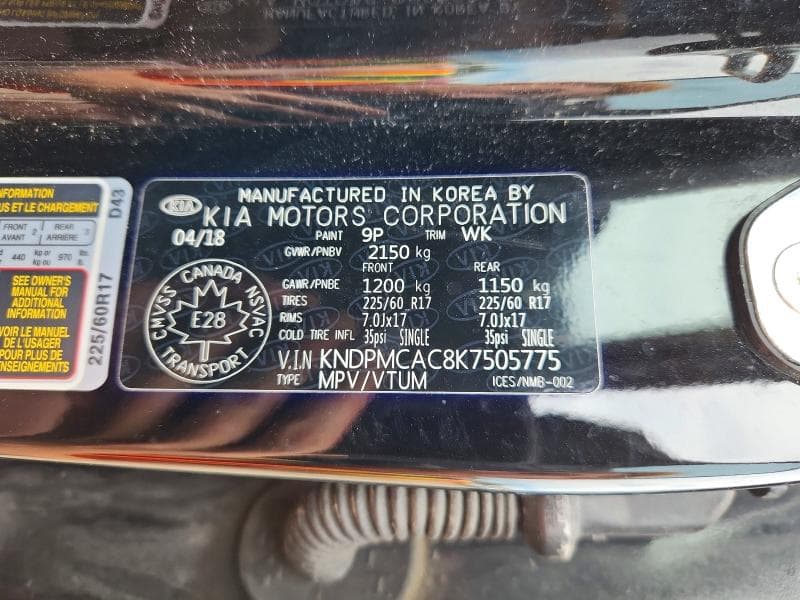 2019 KIA SPORTAGE LX 13